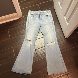American eagle flare jeans